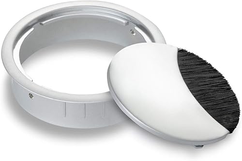 Passacavi in acciaio inox cromato opaco 80, diametro foro: 80 mm - Honorern