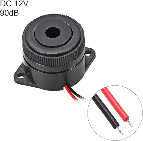sourcing map DC 12V attivo elettronico cicalino allarme sonoro suono continuo 90dB Beep Speaker - Honorern