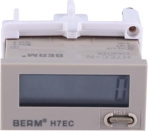 AUTO H7EC-N Contatore Elettrico Digitale senza Tensione di Ingresso Contatore Elettrico Con Schermo LCD 8 cifre cessorio di riempimento - Honorern