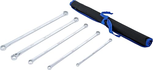 Juego de llaves de estrella dobles | extra largas | 8-19 mm | 5 piezas - Honorern