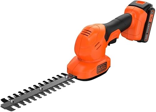BLACK+DECKER Cesoia Sfoltirami 18V, 1 Batteria 18 2.0Ah, Arancio, Nero. BCSS18D1-QW - Honorern