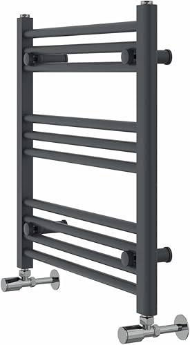 Radiatore Riscaldato Dritto Antracite Bagno Scala Stile Radiatore Grigio Riscaldamento Centrale 1400x500mm - Honorern