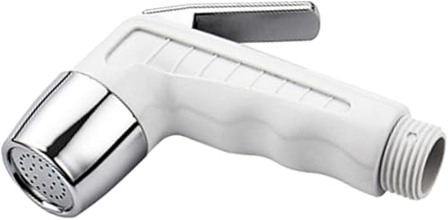 2 Pz Bidè spruzzatore lavello bagno accessori bagnetto da doccia Lavare auto accessori per bagno lavabo cucina cleaning delicati accessori da bagno testina spray per wc AbS bianca - Honorern