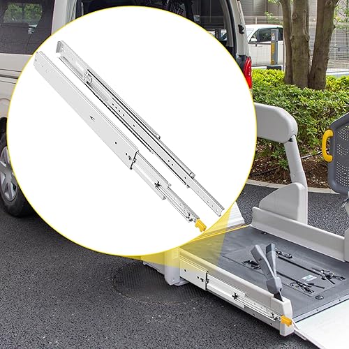 VEVOR Kit Guida Scorrevole per Cassetti con Cuscinetti a Sfera, Lunghezza 55,9 cm, Guida Cassetto Estraibile 22 Pollici, Capacità di Carico 500 Libbre, con Bloccaggio, Binari Cassetti Scorrevoli - Honorern