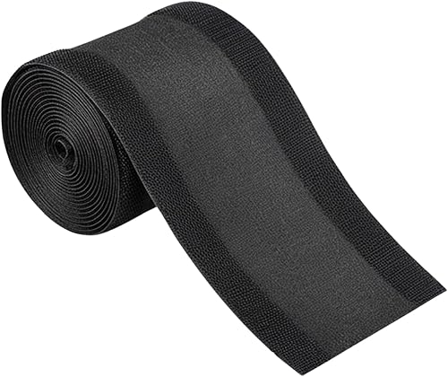 Tappetino Protettivo per Cavi Impermeabile, Tappetino di Sicurezza per Ufficio e Magazzino Facile da Pulire, Tappetino per Cavi da Pavimento Antiscivolo, Veloce e Facile, Nero (10 x 300 cm) - Honorern