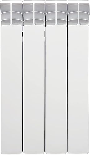 V710AM03404 Radiatore in alluminio pressofuso Exclusivo D3, 500 mm, 4 elementi, bianco - Honorern