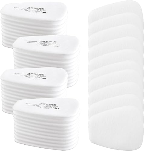 50 filtri respiratori 5N11CN filtro ovatta per maschera antipolvere 6000, 6200, 6800, 7502, FF402, 5N11CN filtro per particelle filtro in cotone - Honorern