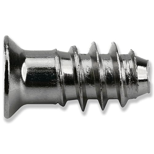 50 X Mprofi MT® Viti Euro 6,3x13mm-Viti per Mobili con Testa Svasata-Viti di Connessione in Acciaio Zincato-Viti Speciali per Guide per Cassetti,Cerniere,Estrattori-Fori Ø5mm - Honorern