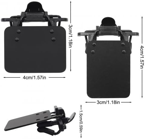 2 Pezzi Patch da Tiro con L'Arco, Patch per Occhiali da Tiro Internazionale Standard, Patch da Tiro con L'Arco per Occhiali da Tiro con L'Arco, Toppa per Tiro Benda Nera per Occhio - Honorern