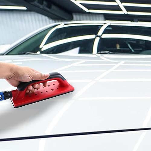 Duroecsain Smerigliatrice multifunzione per dettagli, strumento di levigatura senza polvere, blocco di levigatura manuale per l'aspirazione della polvere, strumento di lucidatura multifunzionale, - Honorern