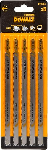 DEWALT DT2084-QZ Lame seghetto alternativo - standard per materiali speciali - 180 x 2 5 t118gfs - 5 pezzi per pannelli sandwitch - Honorern