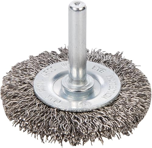 Silverline 828396 - Spazzola rotante in filo di acciaio inox, 50 mm - Honorern