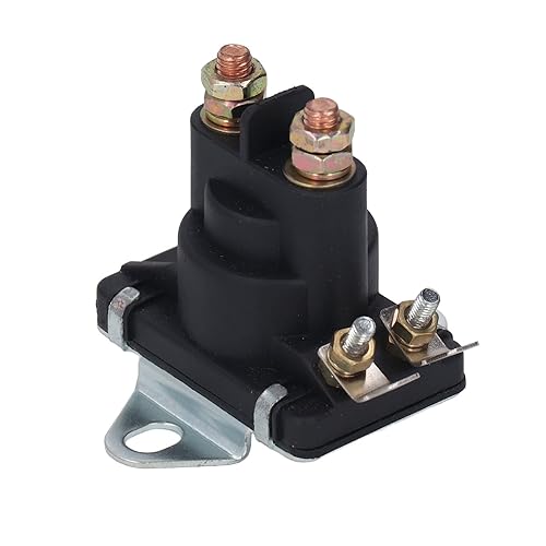 Solenoide di avviamento, sostituzione del solenoide del relè di avviamento del tosaerba 12V CC 4,8W - Honorern