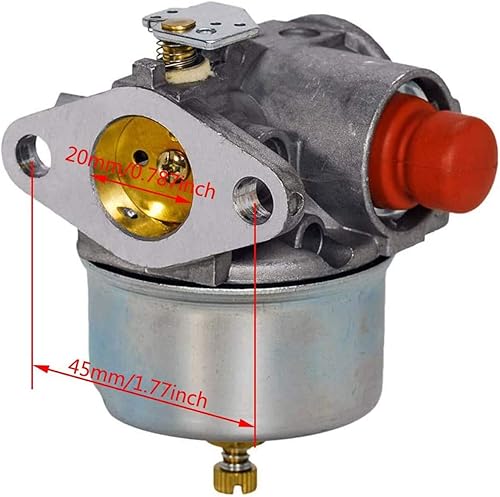 Hippotech 632795A Carburatore per Tecumseh 632046 632078 631784 632050 632795A TVS75 TVS90 TVS100 TVS105 TVS115 TVS120 ECV100 Rasaerba desideroso - Honorern