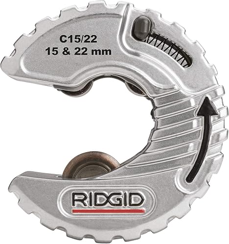RIDGID 57018 Modello C-Style C15 / 22 mm Tagliatubi per Tubi in Rame da 15 e 22 mm per Spazi Ristretti - Honorern