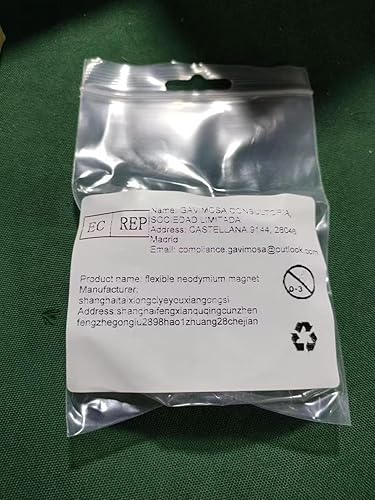 Nastro magnetico al neodimio autoadesivo forte, extra forte con forte adesivo 3M (15 mm x 1 m di lunghezza), striscia magnetica autoadesiva forte, perfetta per progetti artistici, lavagne - Honorern