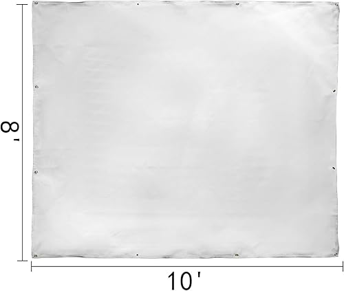 VEVOR Weldinger, coperta anti-sudore, 8 x 10, accessorio per saldatura, tessuto di protezione dal calore, bianco - Honorern