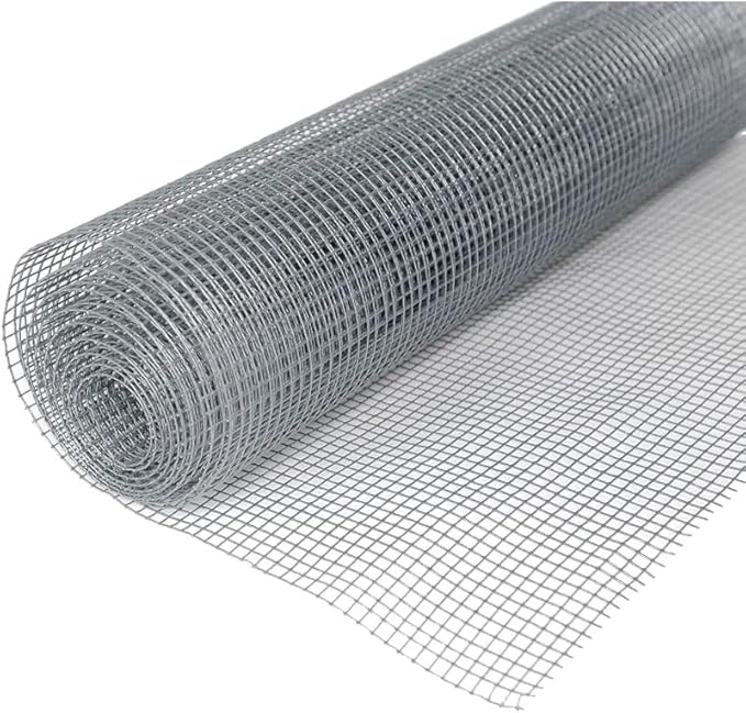 RETELANDIA - Rete ZINCATA Maglia 13X13 mm, h 100 cm x 10 m, Ideale per Voliere, Gabbie Animali e Filtri - Honorern