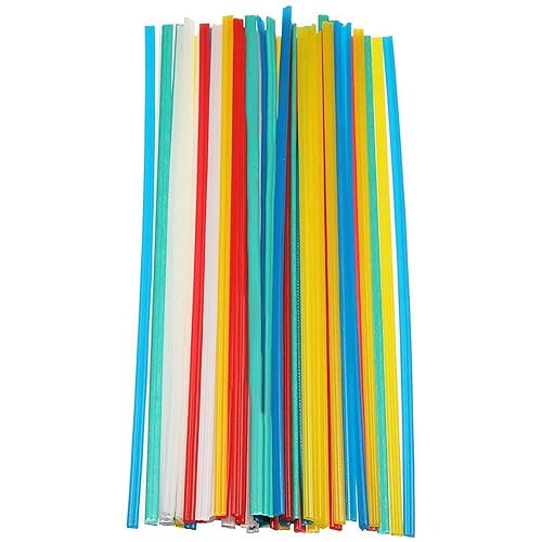 Matrisen 60PCS Plastica Saldatura Rods - PP/PVC/PPR Plastica Saldatore Rods per paraurti Riparazione di plastica, 9,8 pollici (verde/blu/giallo/rosso/bianco/nero ogni colore 10PCS) - Honorern