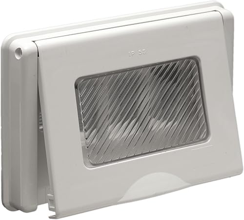 FEB 2806/WH Placca Autoportante con Portello Mobile Ip55, Bianco - Honorern