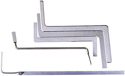 Nuovo Lock Pick Chiave di tensione, fabbro Pick Push Rod Locksmith Kit essenziale (11 pezzi) - Honorern