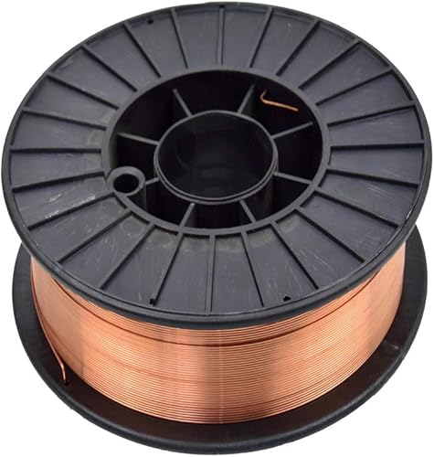 BOBINA FILO RAMATO 0,8 mm KG5 SALDATURA A GAS ACCIAIO SALDARE SALDATRICE 5 KG - Honorern