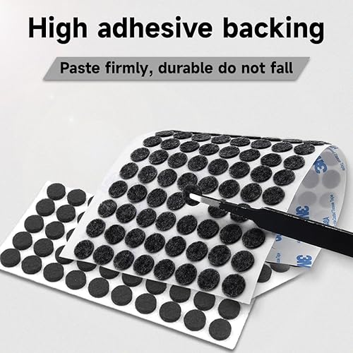 Feltrini Adesivi Proteggi mobili e pavimenti, 100 pezzi da 20mm, per mobili pesanti, sedie e auto, con materiale resistente e facile da applicare, per una protezione completa - Honorern