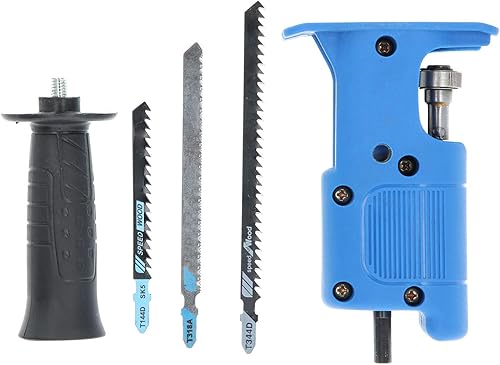 Adattatore per alternativa, strumento modificato per trapano elettrico, trapano, portatile, senza fili, con 3 lame per, utensile manuale per tagliare legno e metallo - Honorern