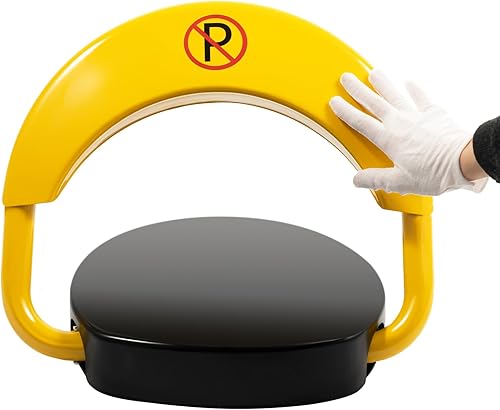 Bloccaggio parcheggio elettrico con telecomando da 30 m, impermeabile, blocco parcheggio automatico, con 2 telecomandi, funzione di allarme di blocco auto intelligente - Honorern