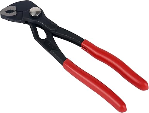 Pinza per pompa dell'acqua, pinza per tubi regolabile con giunto scorrevole scanalato in acciaio Cr-V, apertura massima 70 mm, pinza per pompa dell'acqua regolabile rapidamente in qualità - Honorern