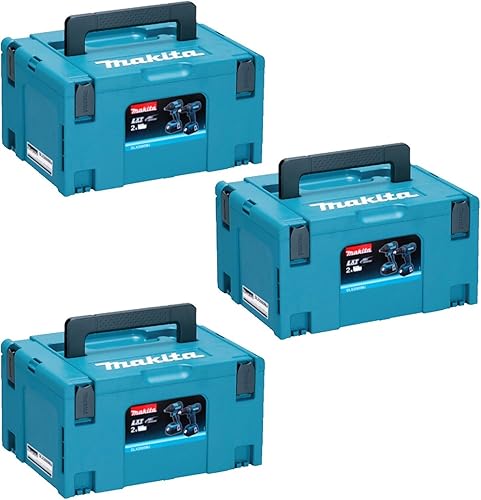 Makita 821551-8 MAKPAC 3 Valigia Valigetta Impilabile 396 x 296 x 210 mm 3pz - Honorern