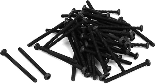 PATIKIL M2x25mm Esagonale Spina Cappuccio Vite Bullone Fissaggio, 25pz Metallo Grado 10.9 Pulsante Testa - Honorern