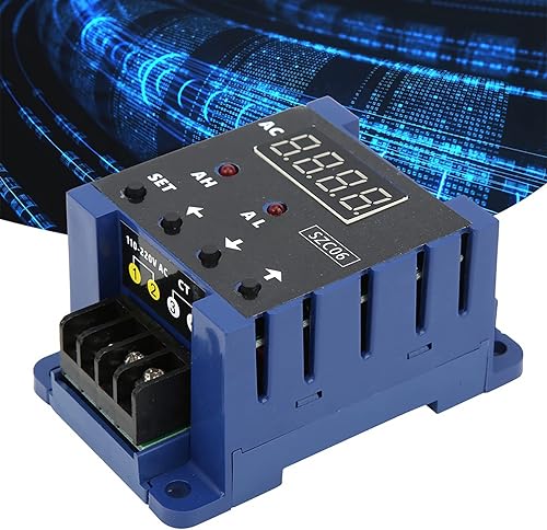 SZD06 Amperometro di corrente digitale CA 0,3-50 A Intervallo di misurazione Limite superiore inferiore Ritardo allarme Relè Detec AC110-220V(50A) - Honorern