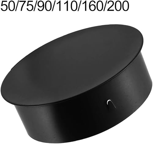 1 coperchio per tubo della stufa, in acciaio inossidabile, adatto per tubi del camino, tubi della stufa, camini, tubi di alimentazione e tubi di scarico (50 mm) - Honorern