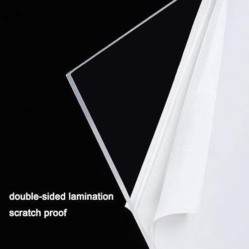 Fogli in policarbonato trasparente, protezione dai raggi UV, in plastica acrilica, per serre, tettoie, stadi, autobus, coperture - Honorern