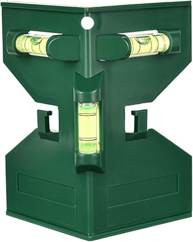 Livella a bolla magnetica, livella a bolla per pali di recinzione, 3 fiale per bolle d'aria, strumento di misurazione angolare magnetico, attrezzi per recinzioni per case d'affari - Honorern