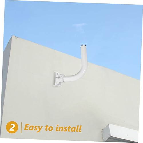 Staffa Di Monitoraggio Montaggio Su Tubo Per Antenne Antenna Esterna Palo Di Montaggio Per Antenna Esterna Stazione Meteo Palo Di Montaggio Antenna Pole Antenna Soffitta Palo Di - Honorern