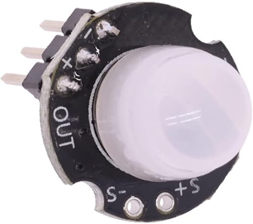 5 pezzi Mini Sensore di Movimento Modulo Rilevatore di Sensore di Movimento SR602 PIROELETTRICO A Infrarossi per Arduino DIY Con Lente - Honorern