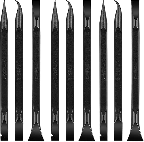 9 pezzi di plastica raschietto raschietto multiuso raschietto per la pulizia senza graffi strumento per spazi stretti e spazi vuoti, adesivi/cibo/strumento di rimozione della vernice - Honorern