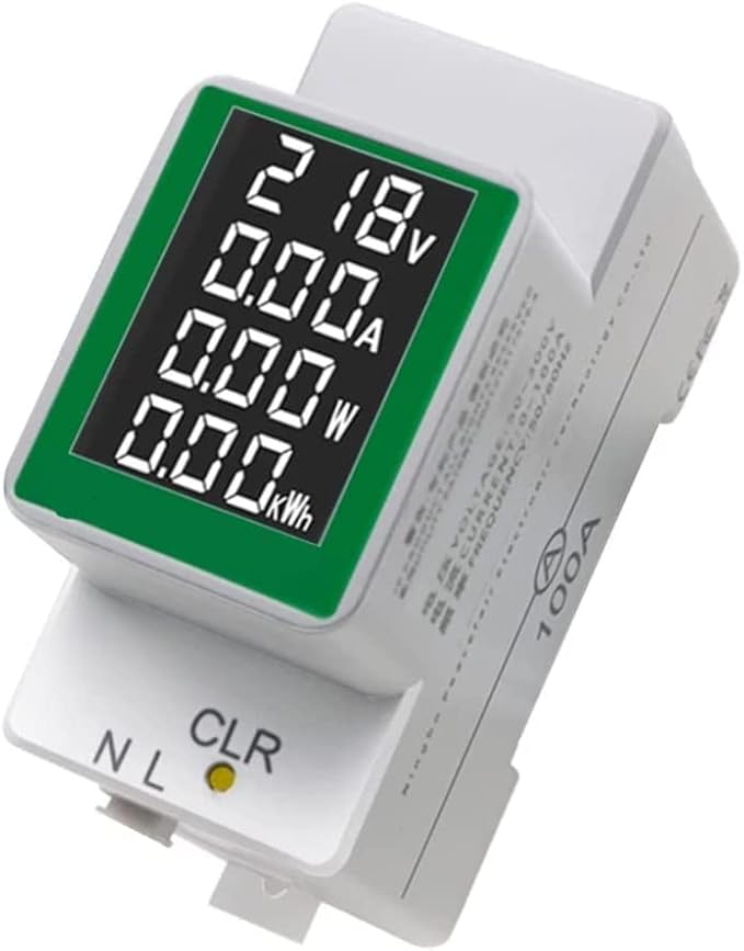 PZEM-008 AC50-300V/100A Schermo LCD Display Digitale Multifunzionale Binario di Guida Tester di Tensione Amperometro Voltmetro con Retroilluminazione - Honorern