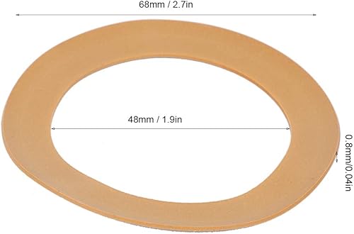 Anello pistone in gomma da 10 pezzi, fascia elastica per compressione compressore d'aria, kit guarnizioni in gomma, accessori pompa isolati per compressore d'aria silenzioso senza - Honorern