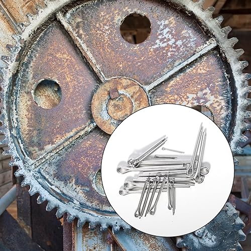 230 Pezzi Copiglie in Acciaio Inossidabile, M1 M2 M2.5 M3 M4 M5, in acciaio inox, set con scatola di assortimento, set di 6 diverse misure, splint per auto, attrezzi da giardino - Honorern