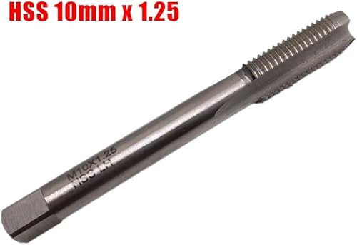 Strumento di ingegneria M10 x 1 25 mm maschio sinistro, materiale HSS e lunghezza 80 mm per un uso affidabile - Honorern