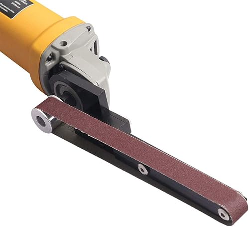 Smerigliatrice angolare modificata a nastro di sabbia, smerigliatrice elettrica portatile a nastro, accessorio per macchina per levigatrice a nastro abrasivo per modello 100 (come mostrato) - Honorern