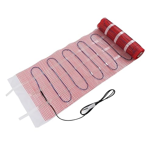 Kit Tappetino per Riscaldamento a Pavimento di Riscaldamento Elettrico per Pavimenti in Piastrelle Controllo WiFi 3 Metri Quadrati con Sensore Termostato (220V) - Honorern