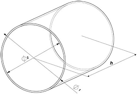 Tubo di Ventilazione Rotondo, Diametro 100 mm, 0,5 m - Honorern