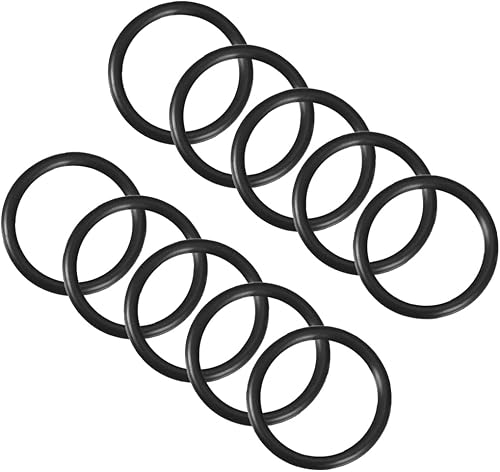 40mmx32mmx4mm Nitrile Gomma O-Ring, 10pz Metrico Meccanico Sigillatura Guarnizioni, Nero - Honorern