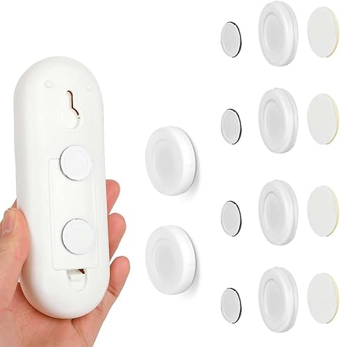 6 Pezzi Supporto Magnetico per Telecomando, Porta Telecomandi da Parete, Organizer per Telecomandi, Porta Telecomando da Muro Per TV Telecomando Presa di Ricarica - Honorern