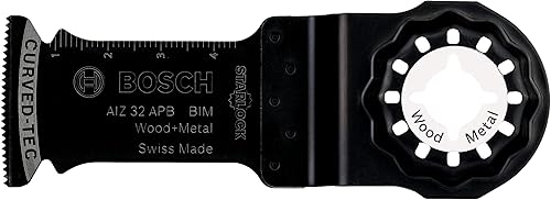 Bosch Professional 5x Lama per tagli dal pieno AIZ 32 APB (per legno e nel metallo, 50 x 32 mm, accessori utensili multifunzione) - Honorern