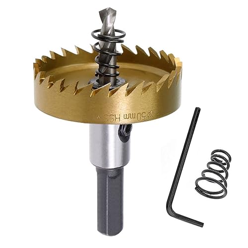 50MM Fresa per fori in carburo ad alta velocità, per impieghi gravosi in acciaio inossidabile, metallo - Honorern